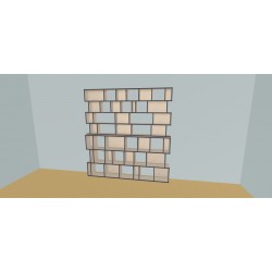 Meuble Bibliothèque sur-mesure (H218cm - L231 cm)