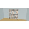 Custom bookcase  (H218cm - W231 cm)