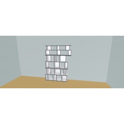 Meuble Bibliothèque sur-mesure (H199cm - L163 cm)