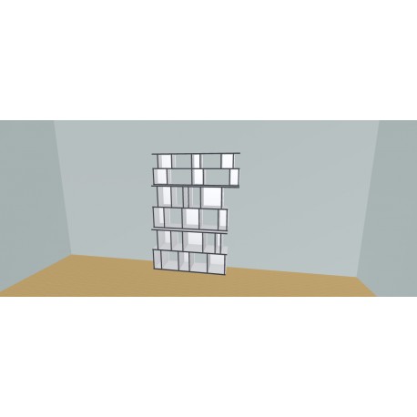 Meuble Bibliothèque sur-mesure (H199cm - L163 cm)