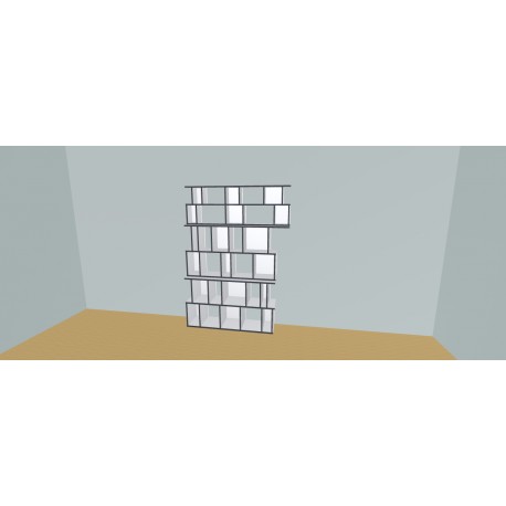 Meuble Bibliothèque sur-mesure (H199cm - L161 cm)
