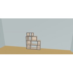 Custom bookcase  (H138cm - W120 cm)