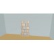 Custom bookcase  (H175cm - W108 cm)