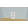 Custom bookcase  (H147cm - W100 cm)
