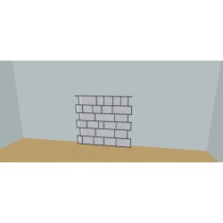 Boekenkast op maat  (H154cm - B170 cm)