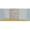 Custom bookcase  (H248cm - W240 cm)