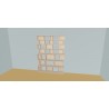 Custom bookcase  (H212cm - W170 cm)