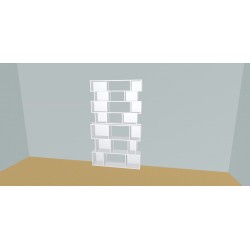 Custom bookcase  (H212cm - W137 cm)