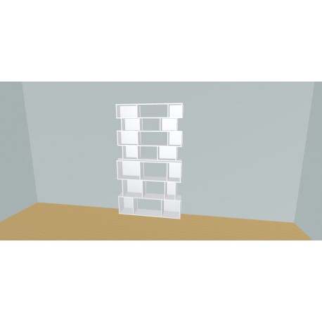 Custom bookcase  (H212cm - W137 cm)