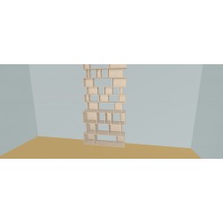 Custom bookcase  (H266cm - W148 cm)