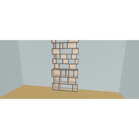 Meuble Bibliothèque sur-mesure (H266cm - L148 cm)