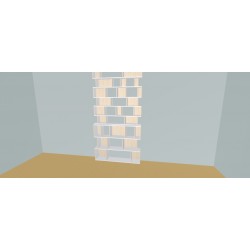 Meuble Bibliothèque sur-mesure (H260cm - L150 cm)