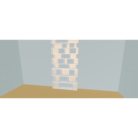 Meuble Bibliothèque sur-mesure (H260cm - L150 cm)