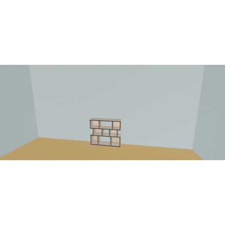 Boekenkast op maat  (H84cm - B110 cm)