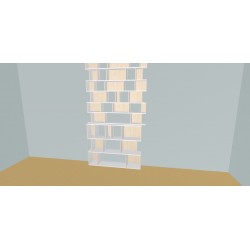 Meuble Bibliothèque sur-mesure (H263cm - L160 cm)