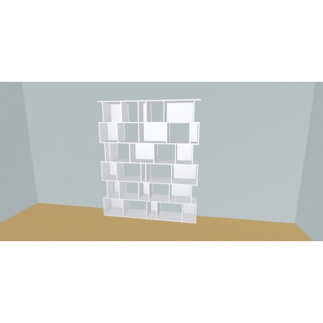 Boekenkast op maat  (H217cm - B200 cm)