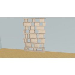 Custom bookcase  (H243cm - W160 cm)