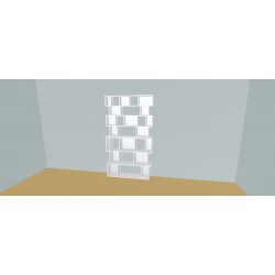 Meuble Bibliothèque sur-mesure (H212cm - L134 cm)