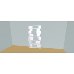Meuble Bibliothèque sur-mesure (H212cm - L135 cm)