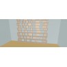 Custom bookcase  (H263cm - W360 cm)