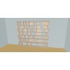 Custom bookcase  (H222cm - W300 cm)