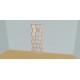 Custom bookcase  (H222cm - W100 cm)