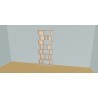 Custom bookcase  (H222cm - W100 cm)