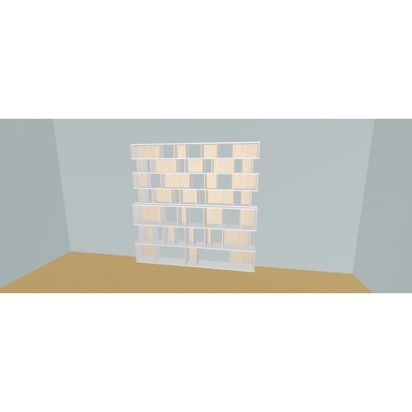 Meuble Bibliothèque sur-mesure (H212cm - L240 cm)