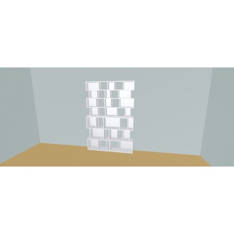 Boekenkast op maat  (H212cm - B160 cm)