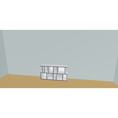 Boekenkast op maat  (H73cm - B140 cm)