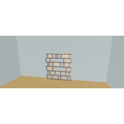 Custom bookcase  (H154cm - W165 cm)