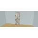 Custom bookcase  (H218cm - W93 cm)