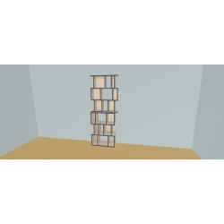 Meuble Bibliothèque sur-mesure (H218cm - L93 cm)