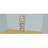 Custom bookcase  (H218cm - W93 cm)