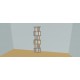 Custom bookcase  (H218cm - W67 cm)