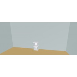 Boekenkast op maat  (H73cm - B50 cm)