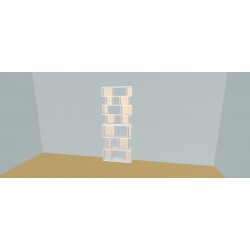 Custom bookcase  (H212cm - W95 cm)