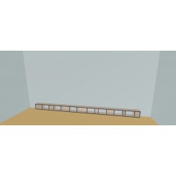 Custom bookcase  (H26cm - W500 cm)
