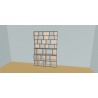 Custom bookcase  (H214cm - W160 cm)