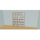 Custom bookcase  (H214cm - W200 cm)