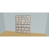 Custom bookcase  (H214cm - W200 cm)