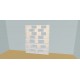 Custom bookcase  (H214cm - W200 cm)