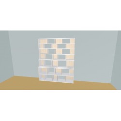 Custom bookcase (H214cm - W200 cm)