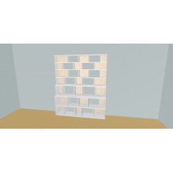 Custom bookcase  (H214cm - W200 cm)