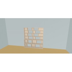 Custom bookcase  (H176cm - W185 cm)