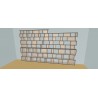 Custom bookcase  (H239cm - W450 cm)