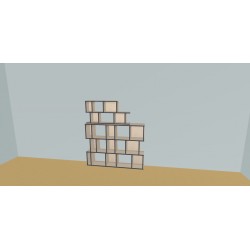 Custom bookcase  (H165cm - W145 cm)