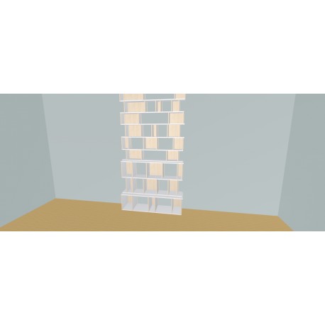 Meuble Bibliothèque sur-mesure (H262cm - L152 cm)