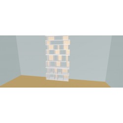 Custom bookcase  (H274cm - W152 cm)