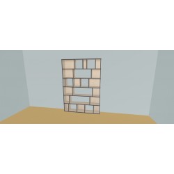Custom bookcase  (H217cm - W170 cm)